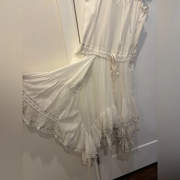Coach White prairie Ruffled Dress - Picture 9 of 16
